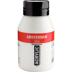 Royal Talens Amsterdam 105 Titanium White Ακρυλικό Χρώμα Ζωγραφικής 1lt