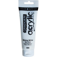 Daler-Rowney Graduate 006 Mixing White Ακρυλικό Χρώμα Ζωγραφικής 120ml