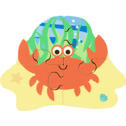 Παιδικό Puzzle Orange Tree Crab Sea Life 4 Κομμάτια