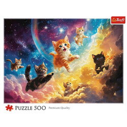 Puzzle Trefl Space Kittens 500 Κομμάτια