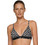 Calvin Klein Bikini Top Τριγωνάκι Μαύρο Λευκό LV00Q61208-32N