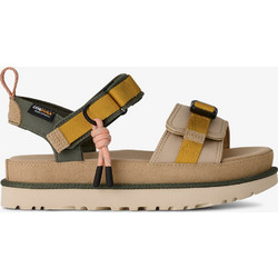 UGG Goldenstar Γυναικεία Σανδάλια Μπεζ Κίτρινα 1180070-SNDC