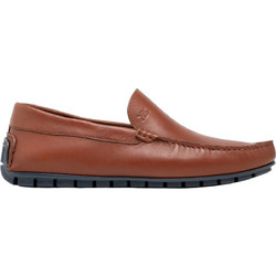 Kricket Ανδρικά Μοκασίνια Loafers Δερμάτινα Καφέ 5011