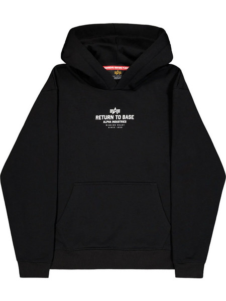 Alpha Industries Ανδρικό Φούτερ με Κουκούλα & Τσέπες Μαύρο 26633803