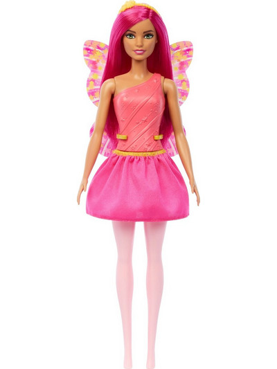 Mattel Barbie Fairy Ballerina Pink Dress & Purple Hair