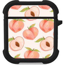 Sonique Fruit Series Θήκη Σιλικόνης για Apple AirPods 1 / 2 Ροδάκινο