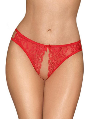 Penthouse Naughty Valentine Γυναικείο Sexy Brazil Αυτοκινήτου με Δαντέλα Κόκκινο 4061504015866