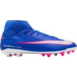 Nike Zm Superfly 10 Academy AG FQ8329-446 Ποδοσφαιρικά Παπούτσια με Τάπες και Καλτσάκι Μπλε