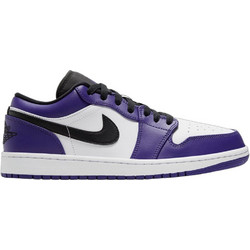 Jordan Air 1 low Ανδρικά Sneakers Μωβ 553558-500