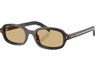 Prada PRD06S 17N70R Ανδρικά Γυαλιά Ηλίου Ορθογώνια Κοκάλινα Ταρταρούγα με Καφέ Φακό