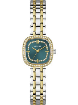 Guess Hazel Γυναικείο Ρολόι με Ασημί Χρυσό Μεταλλικό Μπρασελέ GW1018L6