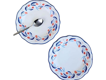 Hermia Πιάτα Γλυκού Πορσελάνης 21cm 4τμχ 311MBL1320