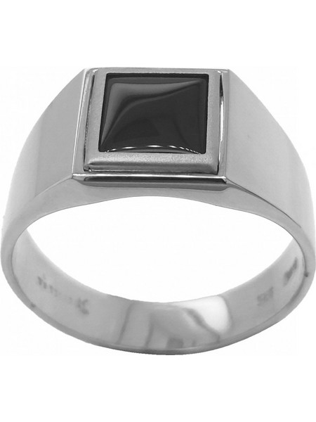 Triantos Ανδρικό Δαχτυλίδι Σεβαλιέ από Ασήμι 925 DK022604X