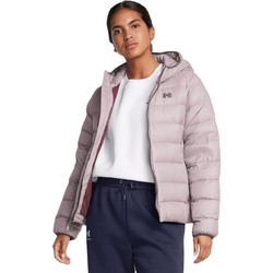Under Armour Legend Γυναικείο Μπουφάν Χειμωνιάτικο Puffer Μακρύ Nude 1385852-015