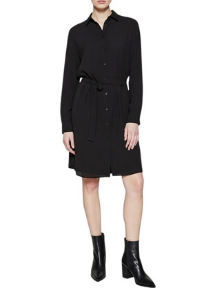 Vero Moda Mini Καθημερινό Φόρεμα Σεμιζιέ Μαύρο 10278669