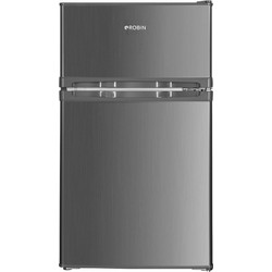 Robin SF-43IX Δίπορτο Ψυγείο 85lt Υ85xΠ47.5xΒ50cm Inox