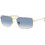 Ray-Ban RB3779 30013F Γυναικεία Γυαλιά Ηλίου Τετράγωνα Μεταλλικά Χρυσά με Μπλε Φακό