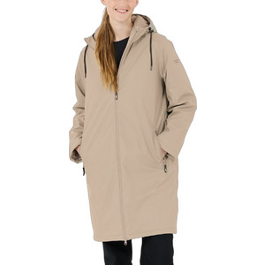 Weather Report Γυναικείο Μπουφάν Χειμωνιάτικο Softshell Μακρύ Αδιάβροχο Μπεζ WR253554-1061