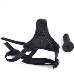 Toyz4lovers Hot Stuff Harness Strap On με Dildo 13cm Μαύρο