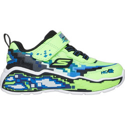 Skechers Mega Scene Παιδικά Sneakers Lime Navy Μπλε 402162N-LMBK