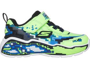 Skechers Mega Scene Παιδικά Sneakers Lime Navy Μπλε 402162N-LMBK