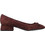 Nine West Saruh01 Γόβες Suede με Χοντρό Χαμηλό Τακούνι Σοκολατί 1-DRE01