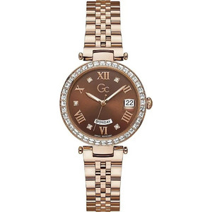 Guess GC Collection Γυναικείο Ρολόι με Ροζ Χρυσό Μεταλλικό Μπρασελέ Z01009L4MF Guess GC Collection Γυναικείο Ρολόι με Ροζ Χρυσό Μεταλλικό Μπρασελέ Z01009L4MF