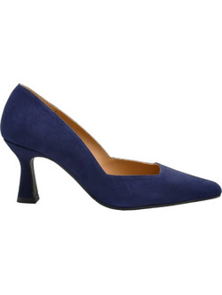 Lodi Γόβες Suede με Λεπτό Ψηλό Τακούνι Navy Μπλε GENIUS-C201