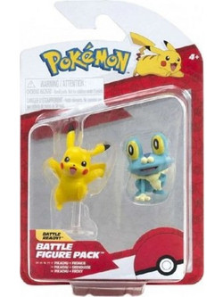 Jazwares Pokemon Battle Figure Pack Pikachu & Froakie