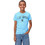 Champion All-Over Graphic Παιδικό T-Shirt Κοντομάνικο Γαλάζιο 307554-BS226