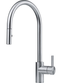 Franke Eos Neo 1000001756 Μπαταρία Κουζίνας Πάγκου Διπλής Παροχής Ανάμεικτη με Ντουζ Inox
