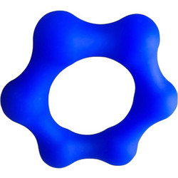 Shuriken Flexible Cock Ring 4.5cm Blue