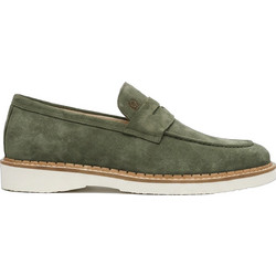 Monte Napoleone Ανδρικά Μοκασίνια Loafers Καστόρινα Χακί 261-90-5980-9083