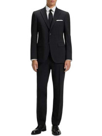 Hugo Boss Ανδρικό Κοστούμι Χειμερινό με Στενή Εφαρμογή Μαύρο 50555284-001