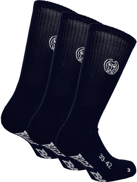 Bidi Badu Don Carlito Ανδρικές Κάλτσες Ψηλές με Σχέδια Navy Μπλε 3Pack S1490009-DBL