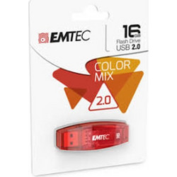 Emtec C410 16GB USB Stick 2.0 με USB-A Κόκκινο