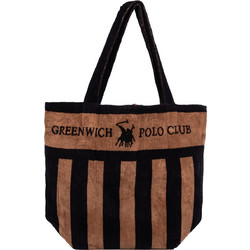 Greenwich Polo Club 5233 Υφασμάτινη Τσάντα Θαλάσσης Ώμου Καφέ 55x40cm