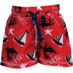Tortue Summer Παιδικό Μαγιό Σορτς για Αγόρι Κόκκινο SO-080-350