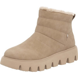 Rieker Γυναικεία Μποτάκια Αστραγάλου Suede Μπεζ W2070-20