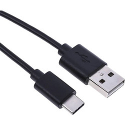 Ancus USB-A to USB-C 0.5m Black 5210029110290