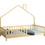 HomeMarkt Houser Παιδικό Κρεβάτι Σπιτάκι Τύπου Montessori Μονό για Στρώμα 90x190cm HM740.01