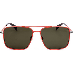 Rag & Bone RNB5022S 8IM Γυναικεία Γυαλιά Ηλίου Τετράγωνα Μεταλλικά Κόκκινο με Πράσινο Φακό