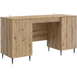 vidaXL Γραφείο Υπολογιστή Ξύλινο 142.5x50x75cm 3414593