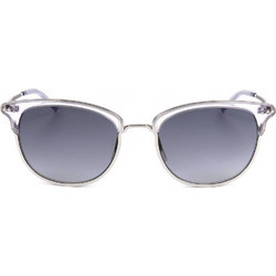 Safilo Trama 02/s B3V Ανδρικά Γυαλιά Ηλίου Τετράγωνα Μεταλλικά Ασημί με Μαύρο Φακό