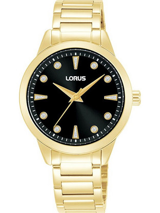 Lorus Γυναικείο Ρολόι με Χρυσό Μεταλλικό Μπρασελέ RG270YX9