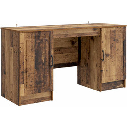 vidaXL Γραφείο Υπολογιστή Ξύλινο 142.5x50x75cm 3414646