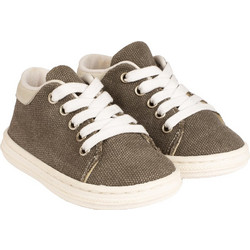 Babywalker Βαπτιστικά Sneakers για Αγόρι Υφασμάτινα Ανατομικά Γκρι BS3029