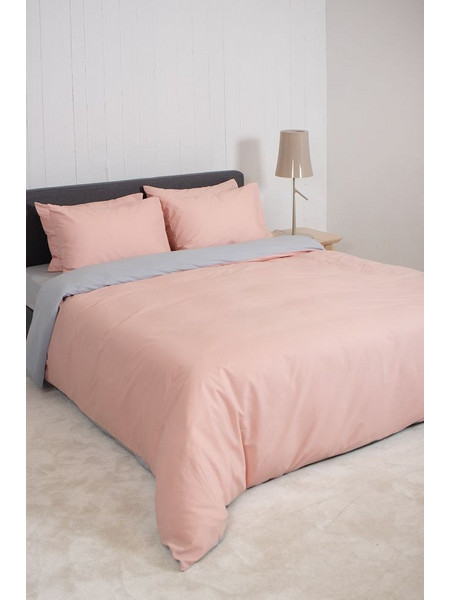 Βιοκαρπέτ Σετ Σεντόνια King Size Βαμβακερά 270x280 View Powder Light Grey