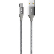 Ttec Braided USB-A to USB-C 1.2m Grey 8694470664453