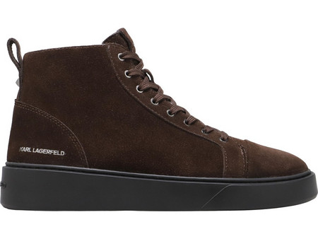 Karl Lagerfeld Flint II Ανδρικά Μποτάκια Suede Καφέ KL53353L-5CH
